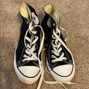 black high top converse